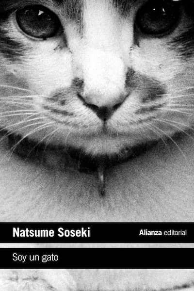 Portada del libro Soy un gato, de Natsume Soseji.  Editado por Alianza Editorial.